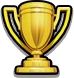 clash of clans trophy icon